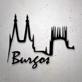 Car & Motorbike Stickers: Burgos Cathedral 2