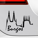 Car & Motorbike Stickers: Burgos Cathedral 3