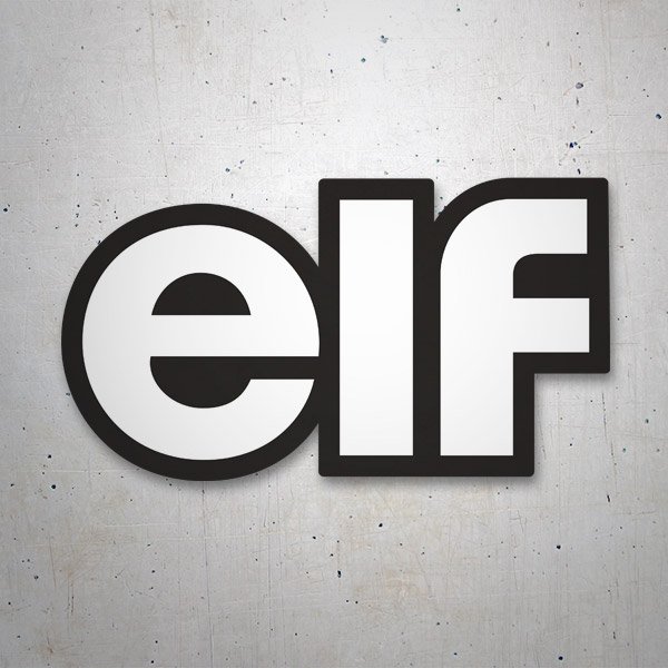 Car & Motorbike Stickers: Oil Elf