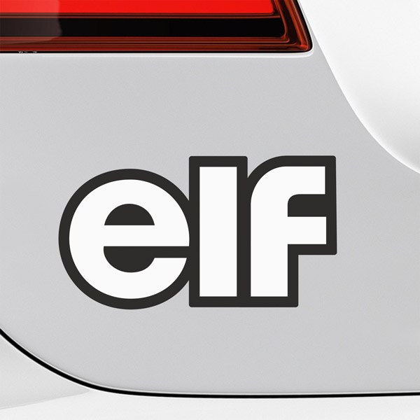 Car & Motorbike Stickers: Oil Elf