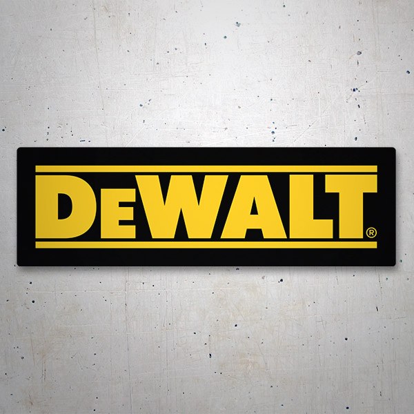 Car & Motorbike Stickers: Dewalt