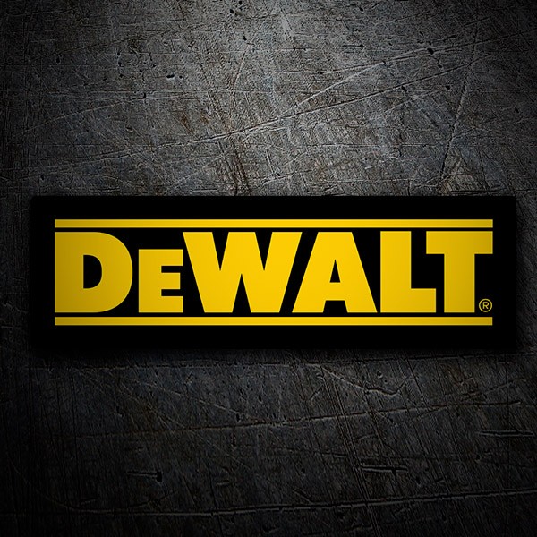 Car & Motorbike Stickers: Dewalt