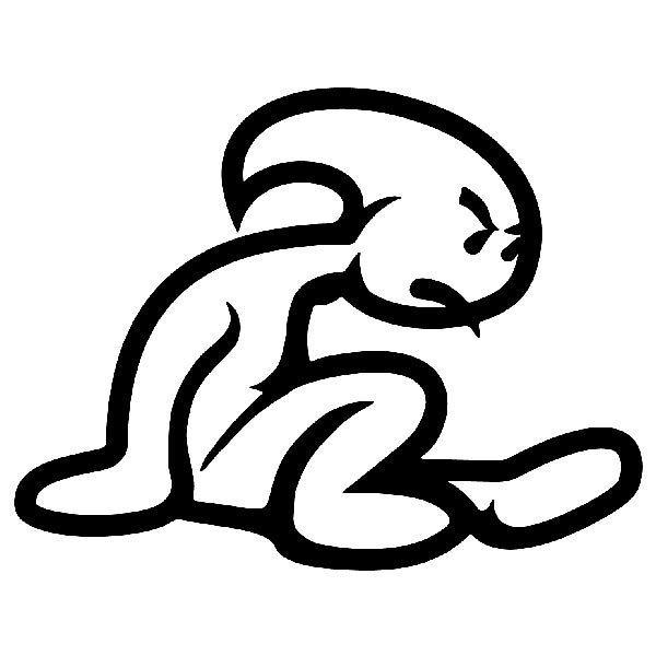 Car & Motorbike Stickers: Crawling Baby