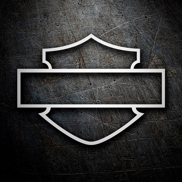Car & Motorbike Stickers: Harley Davidson Symbol Empty