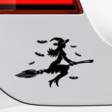 Car & Motorbike Stickers: Witch and Bats 3
