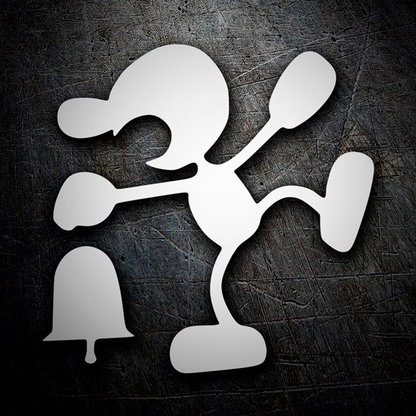 Car & Motorbike Stickers: Mr Game and Watch