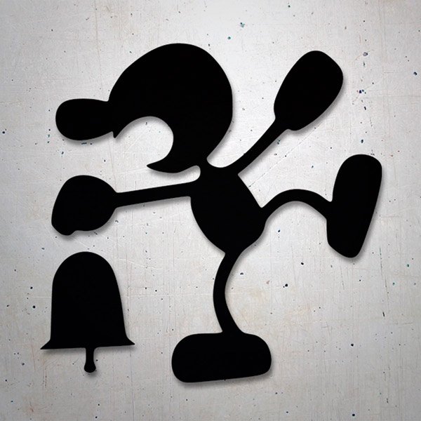 Car & Motorbike Stickers: Mr Game and Watch