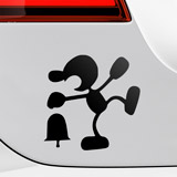 Car & Motorbike Stickers: Mr Game and Watch 3