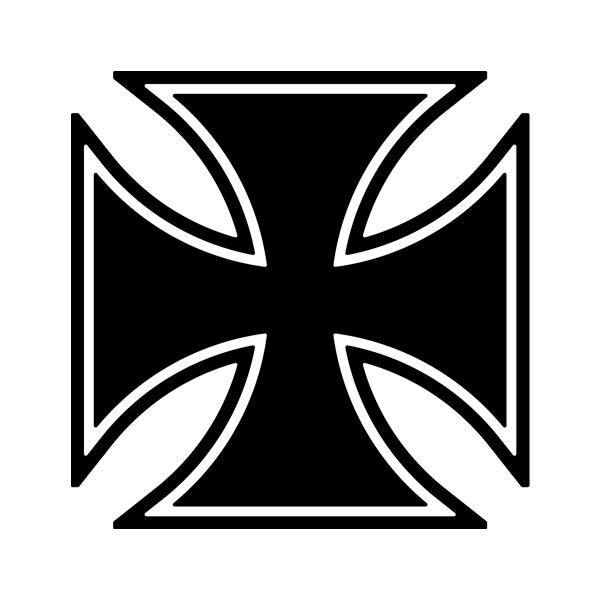 Car & Motorbike Stickers: Iron Cross