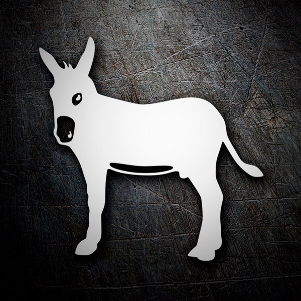 Car & Motorbike Stickers: Catalan Donkey, symbol in Catalonia