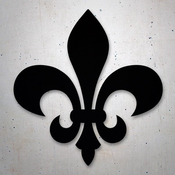 Car & Motorbike Stickers: Fleur de Lis Emblem