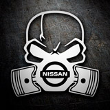 Car & Motorbike Stickers: Skull Nissan 3