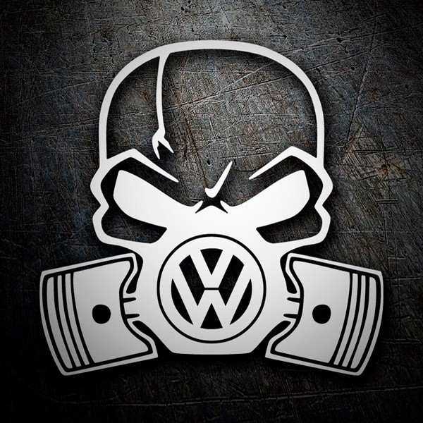 Car & Motorbike Stickers: Skull Volkswagen