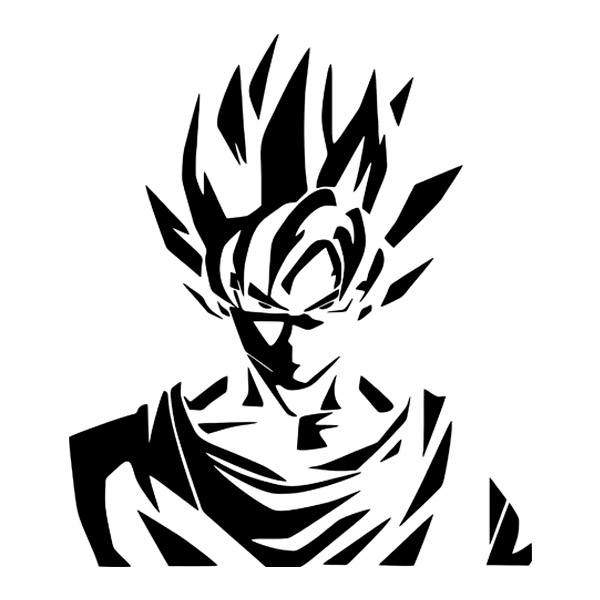 Stickers for Kids: Dragon Ball Son Goku Shadows