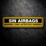 Car & Motorbike Stickers: No Airbags 4