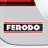 Car & Motorbike Stickers: Ferodo Logo with Prominent Letters 4