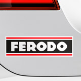 Car & Motorbike Stickers: Ferodo Logo 4