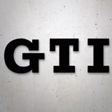 Car & Motorbike Stickers: GTI 2