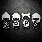 Car & Motorbike Stickers: Japanese Kokeshi Dolls 3