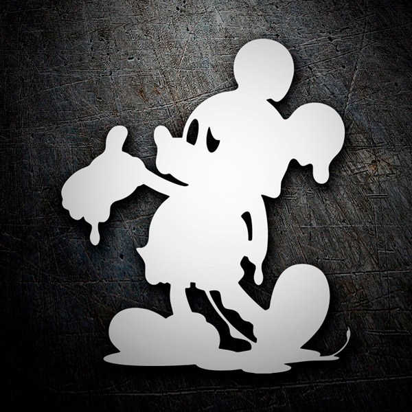 Car & Motorbike Stickers: Mickey Mouse Spotted