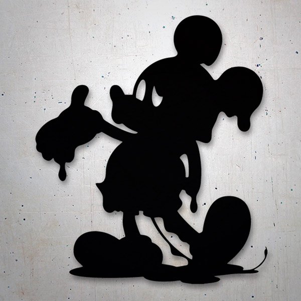 Car & Motorbike Stickers: Mickey Mouse Spotted