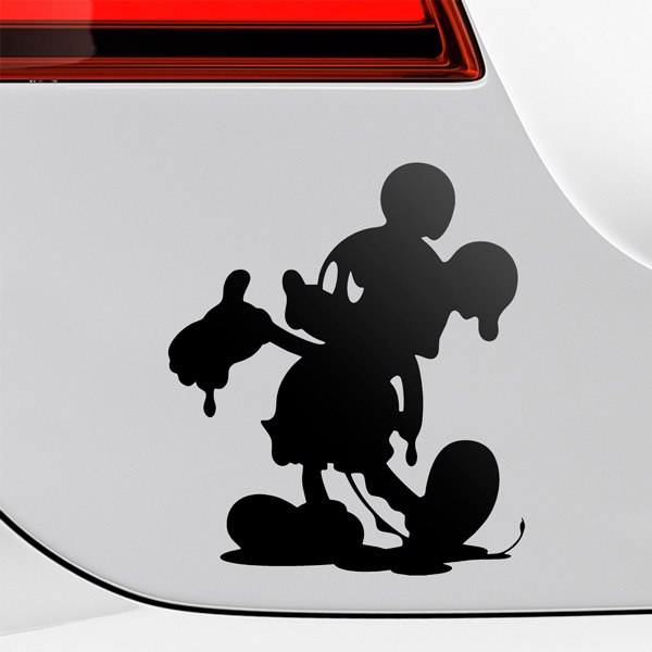 Car & Motorbike Stickers: Mickey Mouse Spotted
