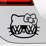 Car & Motorbike Stickers: Hello Kitty Volkswagen 3