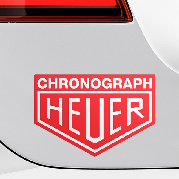 Car & Motorbike Stickers: Heuer Chronograph