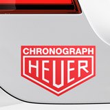 Car & Motorbike Stickers: Heuer Chronograph 4