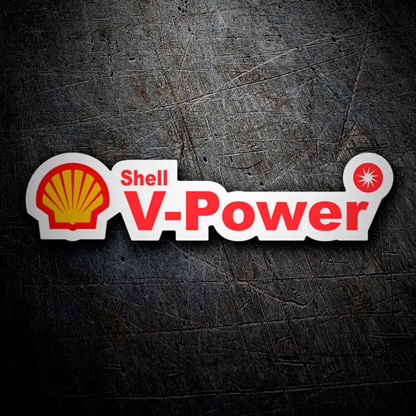 Car & Motorbike Stickers: Shell V-Power