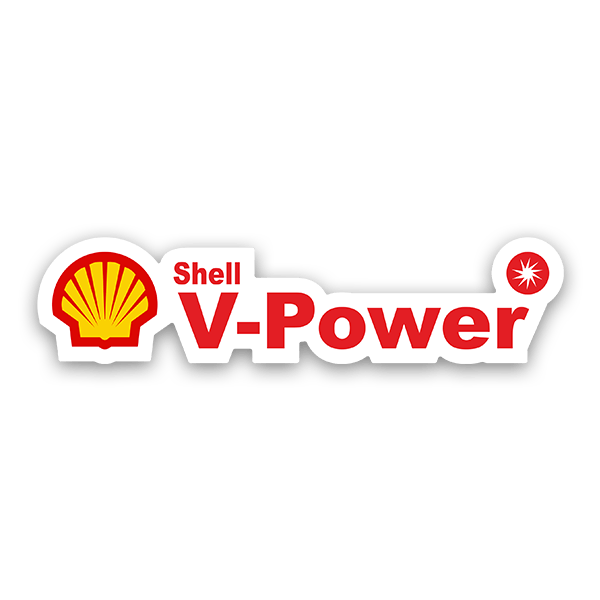 Car & Motorbike Stickers: Shell V-Power