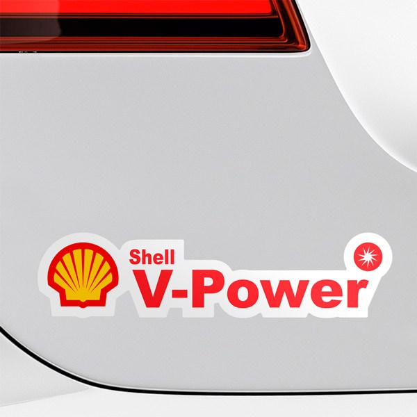 Car & Motorbike Stickers: Shell V-Power