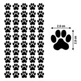 Car & Motorbike Stickers: Set 50X Dog or Cat Prints 3