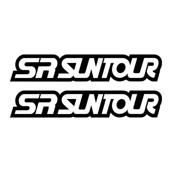 Car & Motorbike Stickers: Set 2X Sr Suntour