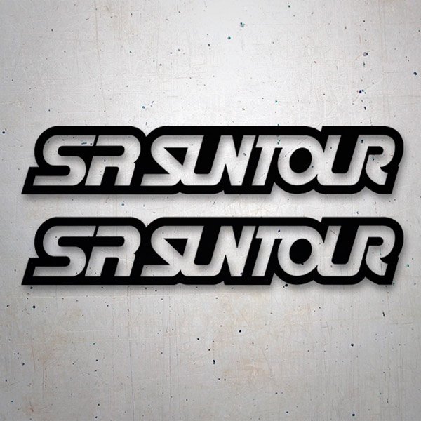 Car & Motorbike Stickers: Set 2X Sr Suntour