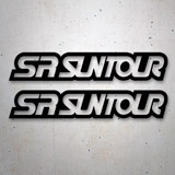 Car & Motorbike Stickers: Set 2X Sr Suntour 2