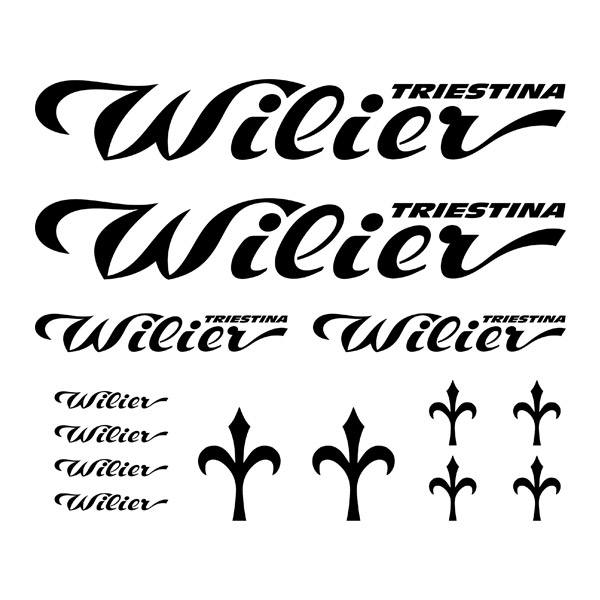 Car & Motorbike Stickers: Set 14X Wilier Triestina