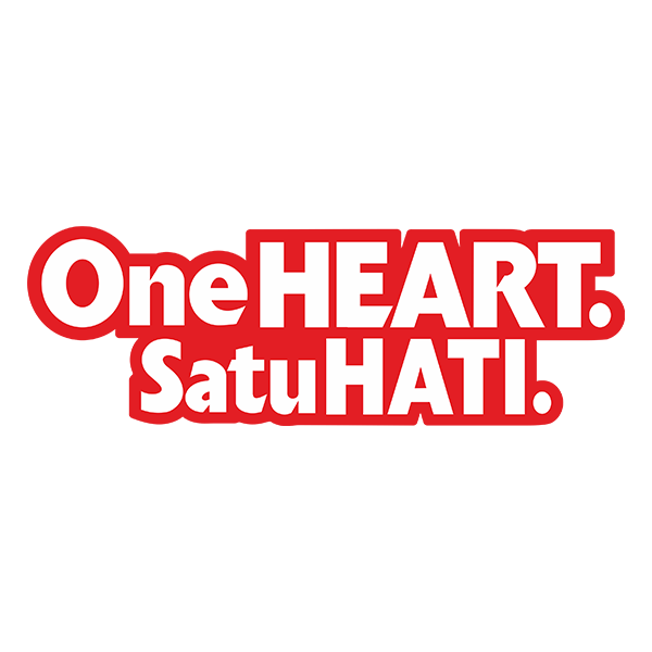 Car & Motorbike Stickers: One Heart Satu Hati
