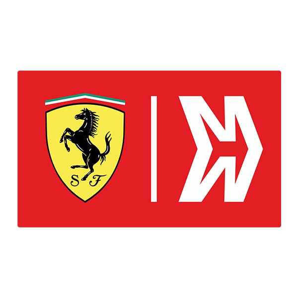 Car & Motorbike Stickers: Ferrari Shield with Prancing Horse