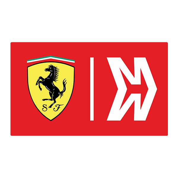 Car & Motorbike Stickers: Ferrari Team 0