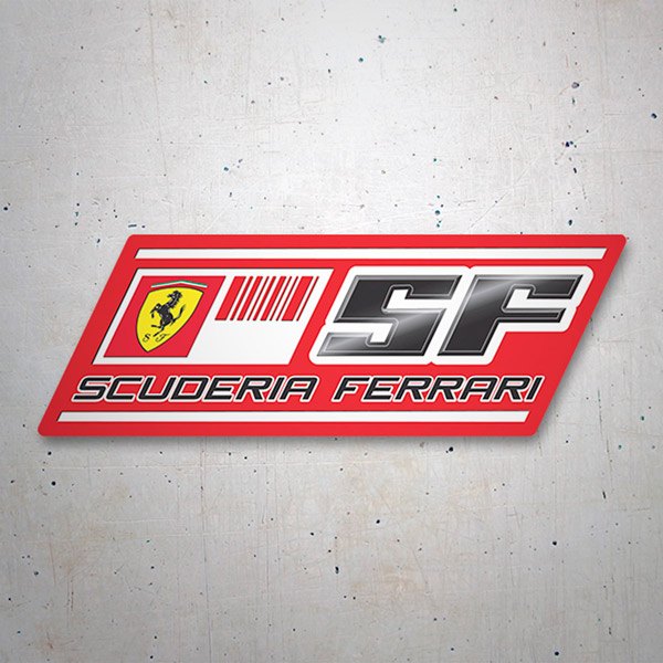 Car & Motorbike Stickers: Scuderia Ferrari Logo with Horse