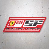 Car & Motorbike Stickers: Scuderia Ferrari Logo with Horse 3