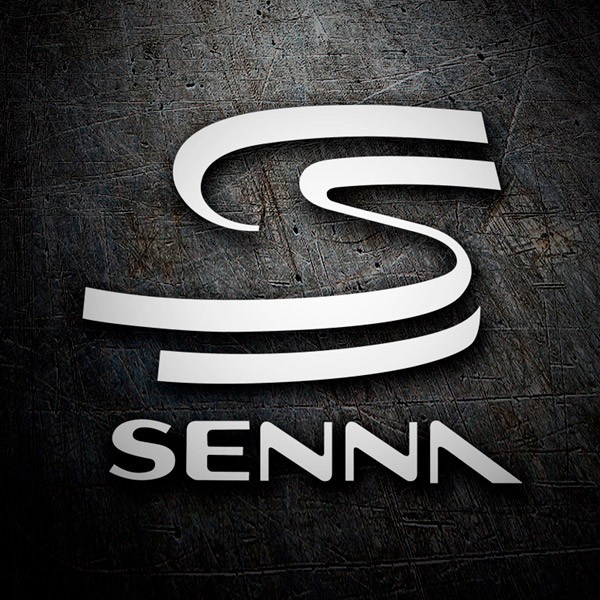 Car & Motorbike Stickers: Senna Logo
