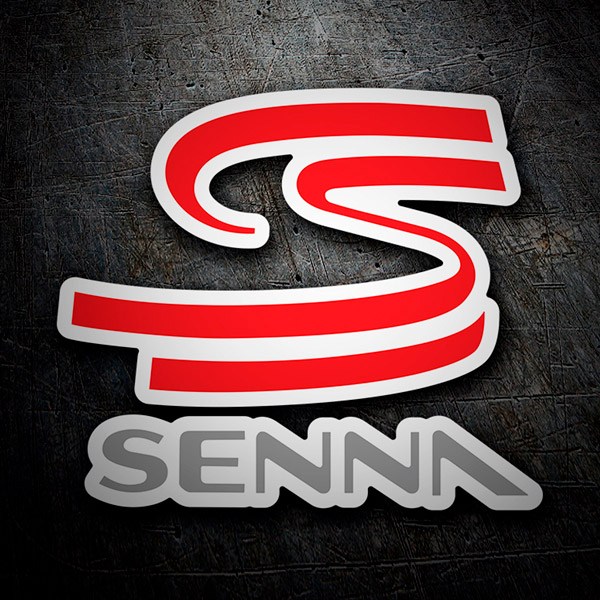 Car & Motorbike Stickers: Ayrton Senna Emblem