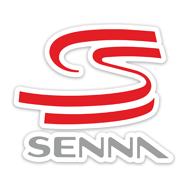 Car & Motorbike Stickers: Ayrton Senna Emblem