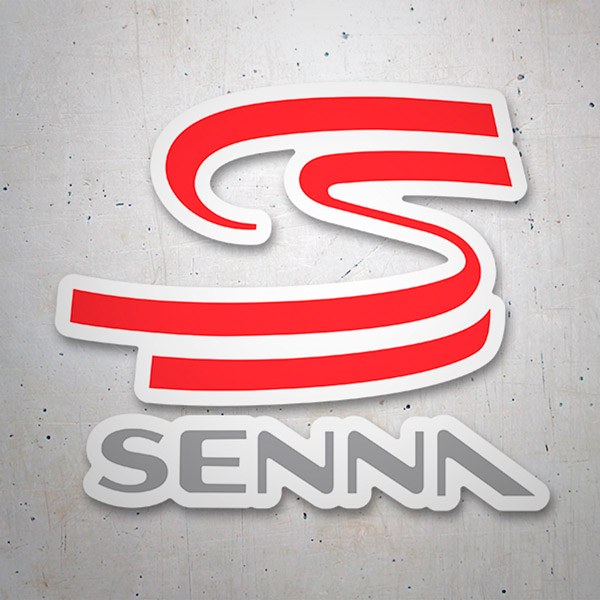 Car & Motorbike Stickers: Ayrton Senna Emblem