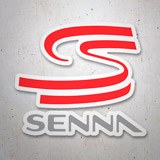 Car & Motorbike Stickers: Ayrton Senna Emblem 3