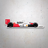 Car & Motorbike Stickers: Ayrton Senna McLaren 3