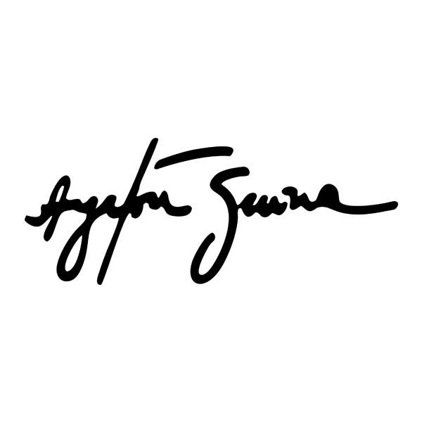 Car & Motorbike Stickers: Ayrton Senna Autograph