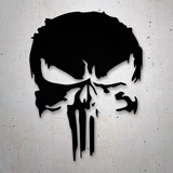 Car & Motorbike Stickers: The Punisher, Dark Dise&ntilde;o Vinilo Decorativo 2